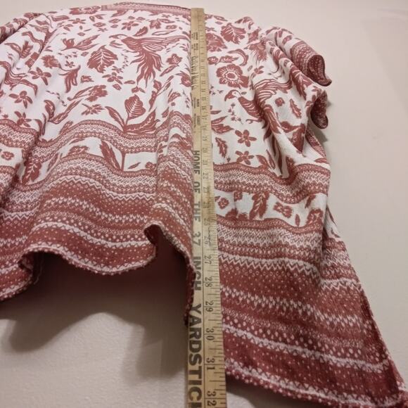 Vince Camuto Lightweight Kimono Wrap Summer Cardigan Beach Coverup Novelty Bird - Picture 11 of 11